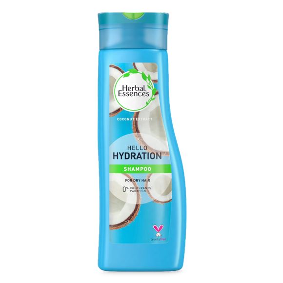 Herbal Essences Hello Hydrate Hydrating Shampoo | Coconut Extract |Moisturising For Dry Hair | 400ml